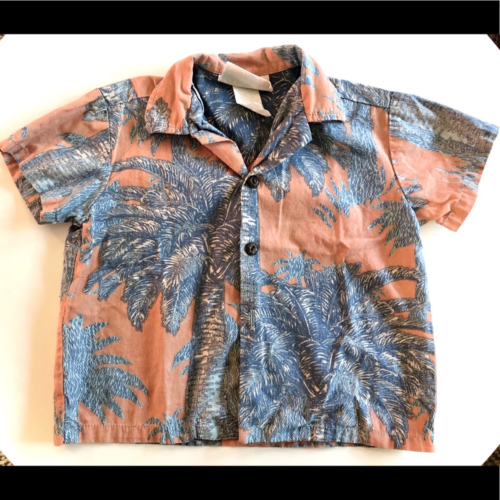 Vintage Hawaiian Toddler Shirt